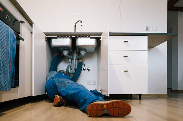 Professional Plumbing technician working in Newfoundland, NJ